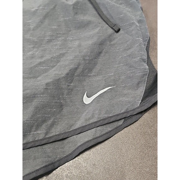 Nike Shorts Womens Small Gray Pull On Running Lined Built in Brief Dri-Fit - Picture 3 of 4